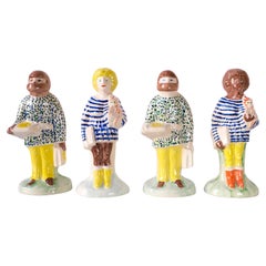 Grayson Perry's "Home Worker & Key Worker" Complete Set of Staffordshire Figures