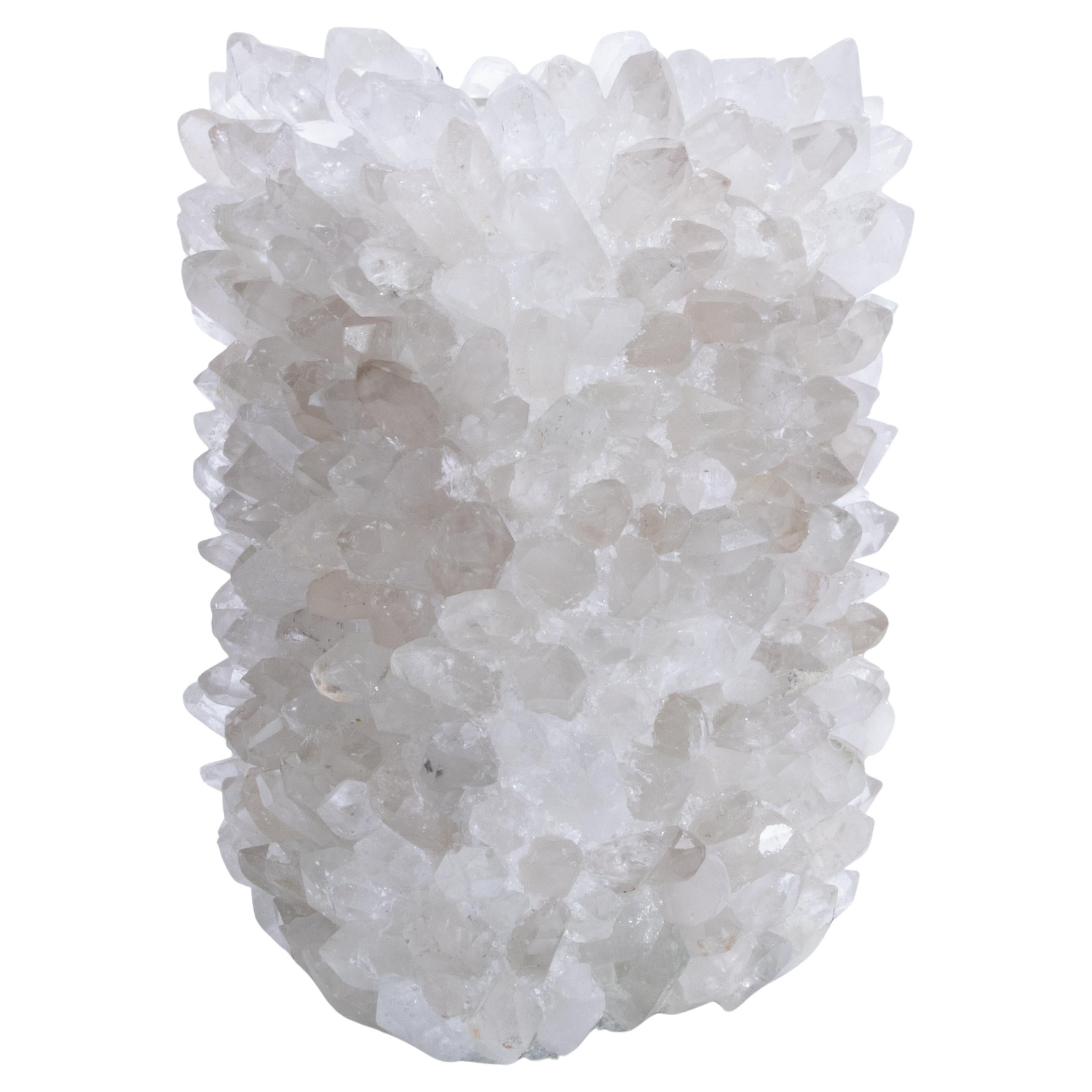 Grayson-Vase aus klarem Quarz von Kathryn McCoy