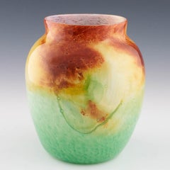 GrayStan Glass Mottled Vase