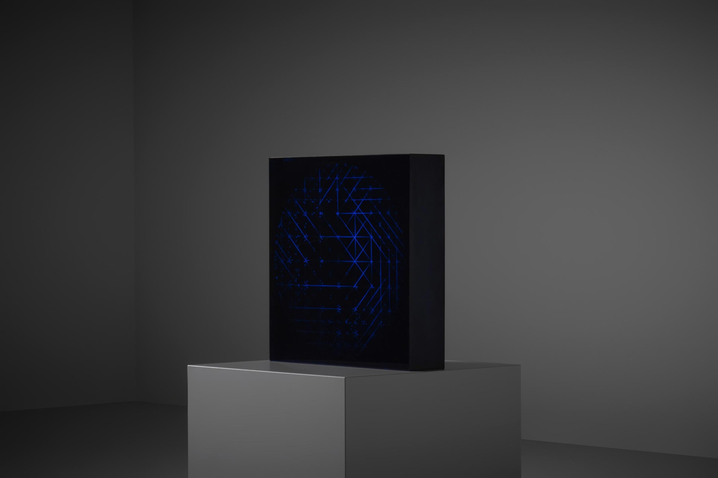 Grazia Varisco Kinetic Light artwork 'Schemi luminosi variabili', Italy 1962 In Good Condition For Sale In Rotterdam, ZH