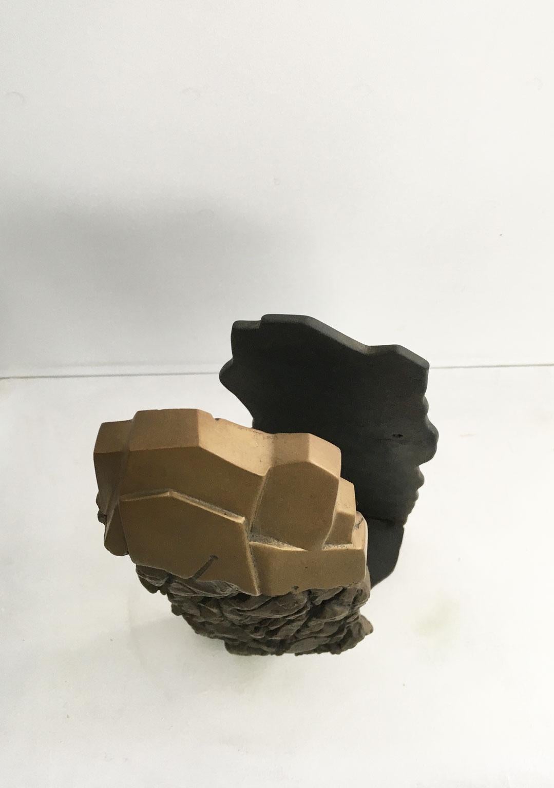 Sculpture abstraite en bronze Paesaggio con Ombra de Graziano Pompili, Italie, 1979 en vente 13
