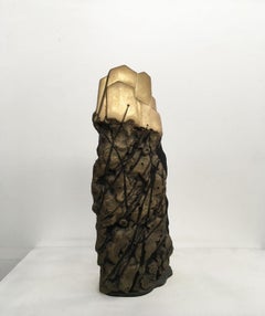 1979 Italia Scultura astratta in bronzo Paesaggio con Ombra di Graziano Pompili
