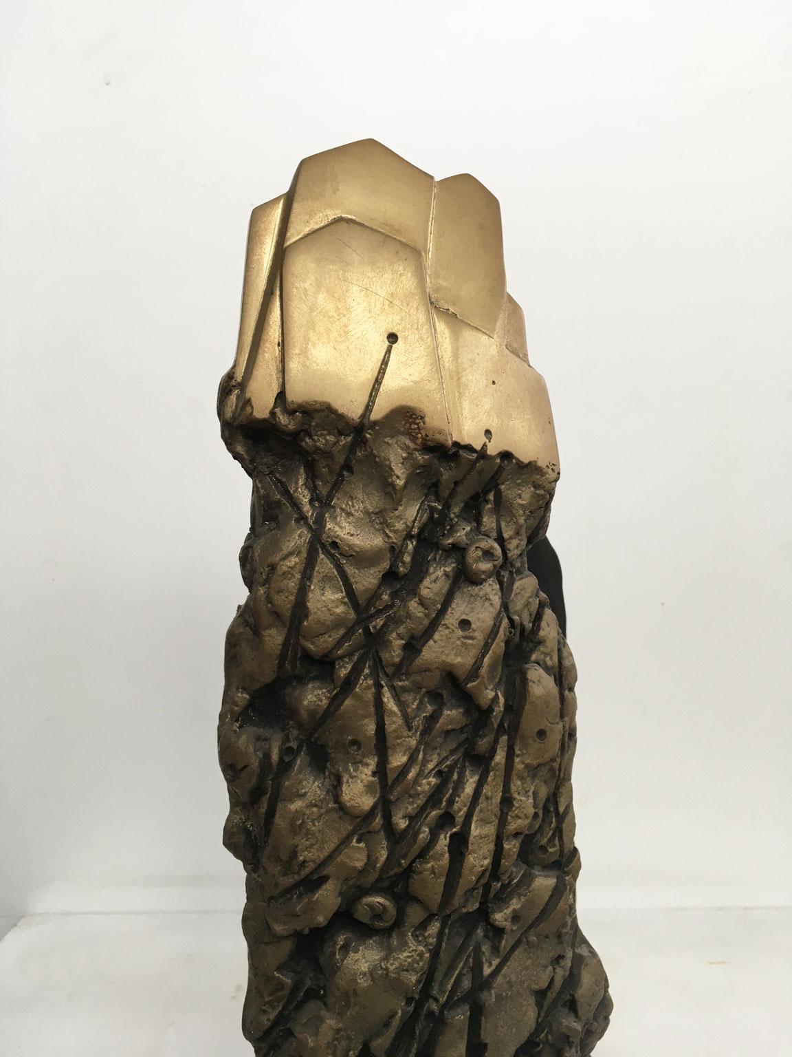 Sculpture abstraite en bronze Paesaggio con Ombra de Graziano Pompili, Italie, 1979 en vente 4