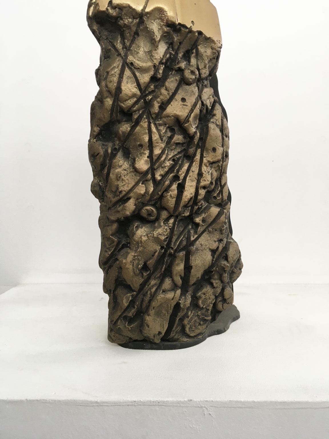Sculpture abstraite en bronze Paesaggio con Ombra de Graziano Pompili, Italie, 1979 en vente 5