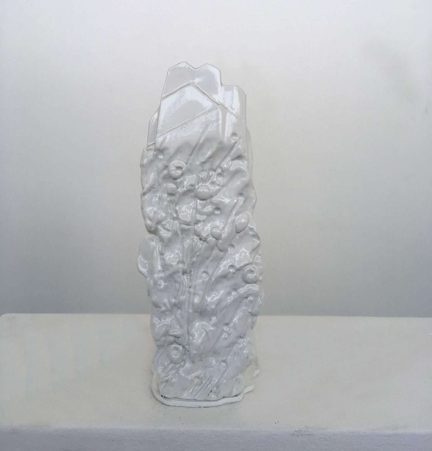 Abstrakte Skulptur „Paesaggio con Ombra“ aus weißer Bronze von Graziano Pompili im Angebot 15
