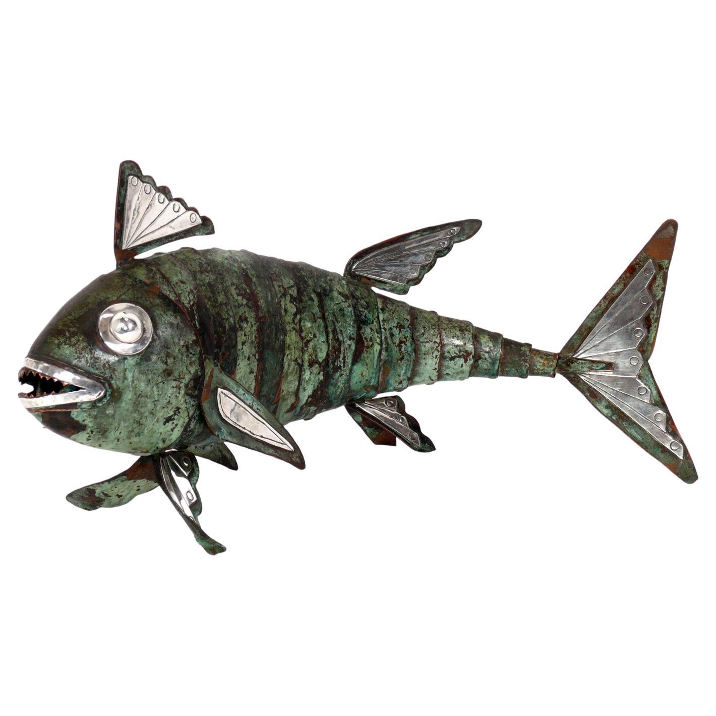 Graziella Laffi Articulated Fish Sculpture