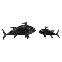 Graziella Laffi Articulated Fish Sculptures