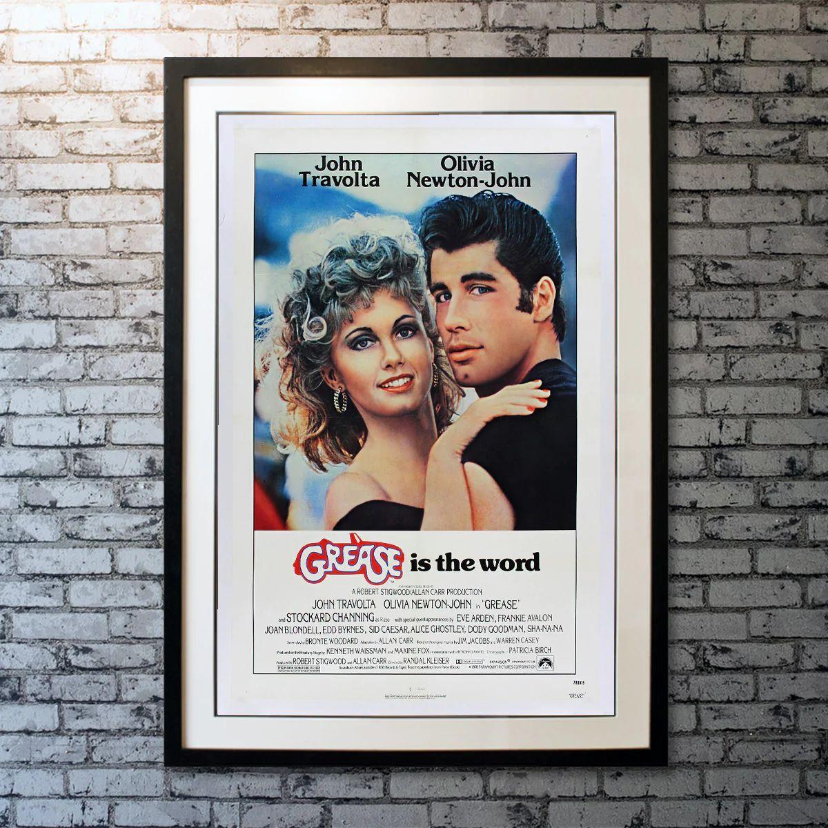 Grease, Unframed Poster, 1978

Original US One Sheet (27 X 41 Inches). Good girl Sandy Olsson and greaser Danny Zuko fell in love over the summer. When they unexpectedly discover they're now in the same high school, will they be able to rekindle