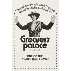 Used Greaser's Palace 1972 U.S. One Sheet Film Poster