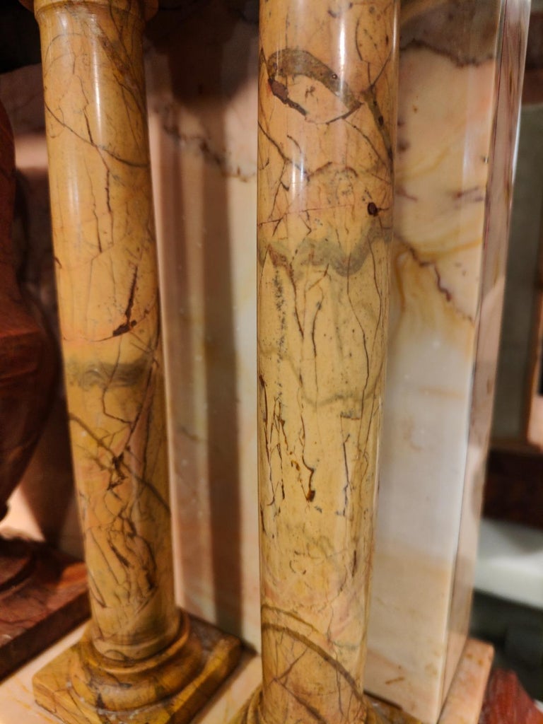 Great 19th Century Marble Clock For Sale at 1stDibs