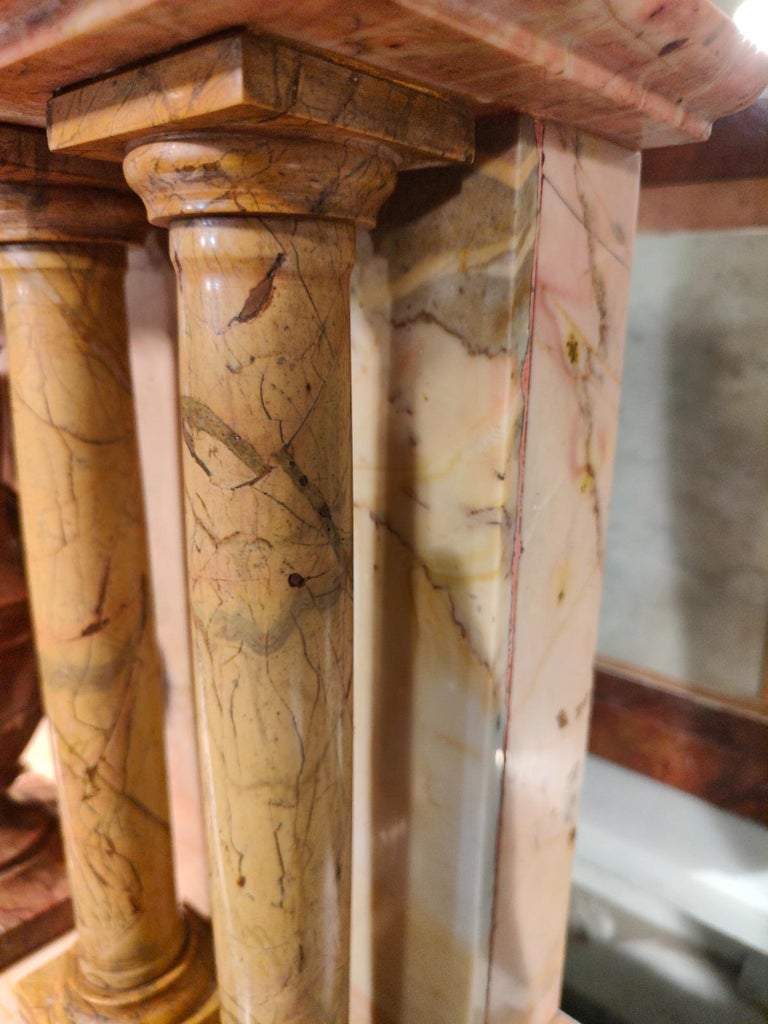 Great 19th Century Marble Clock For Sale at 1stDibs