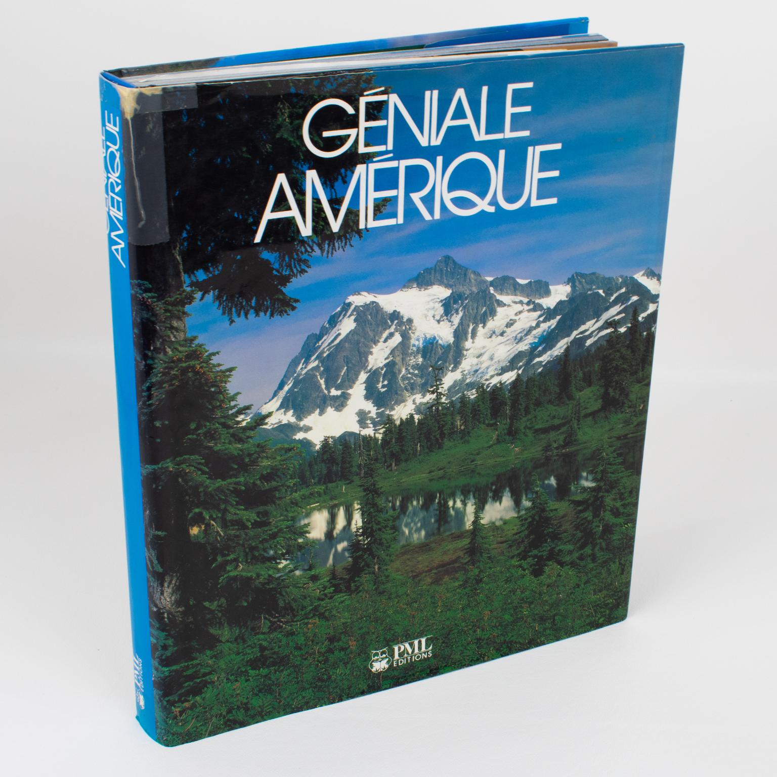 Geniale Amerique (Großes Amerika), französisches Buch von Editions PML, 1988.
Amerika ist ein reiches und unermessliches Land von unglaublicher Schönheit, manchmal noch primitiv; ein komplexer Kontinent, der sich in voller Entwicklung befindet,