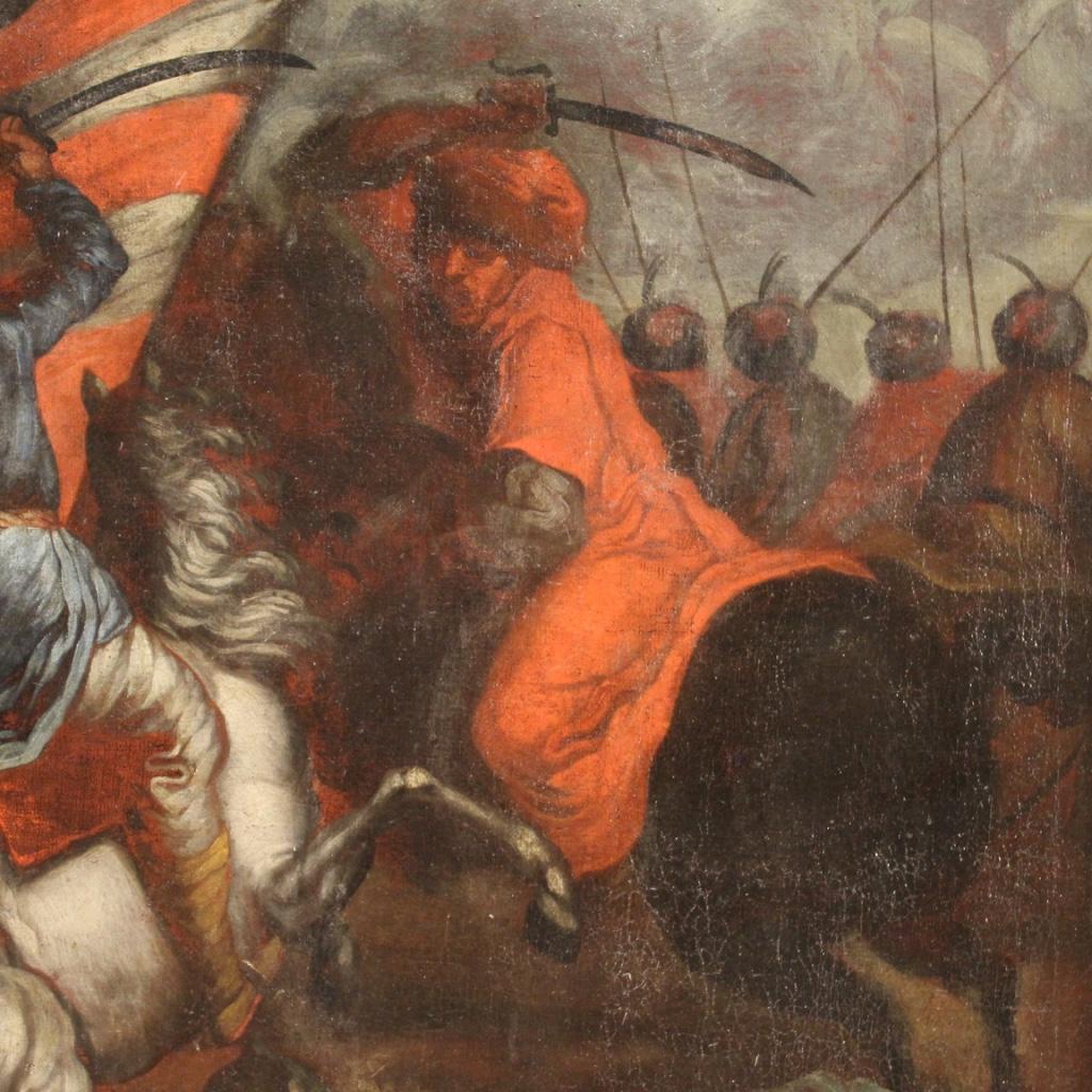 Paint Great Ancient Battle from the 18th Century For Sale