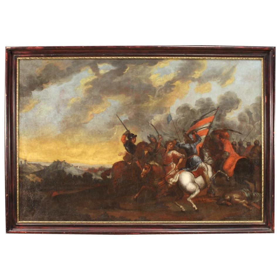 Great Ancient Battle from the 18th Century For Sale