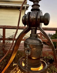 Superbe lampadaire ANTIQUE GUSTAV STICKLEY rare - W5856