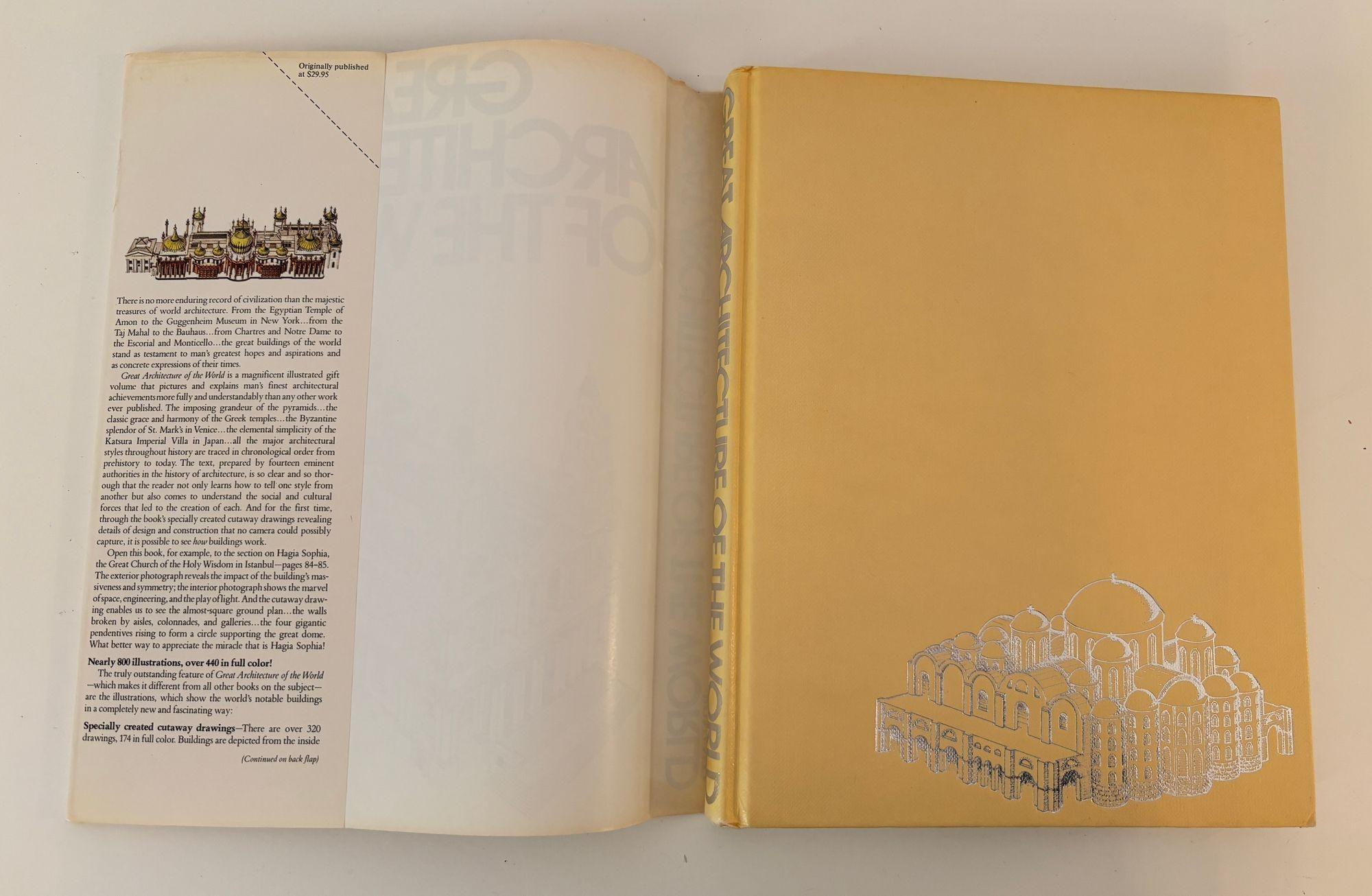 American Great Architecture of the World Hardcover Book For Sale
