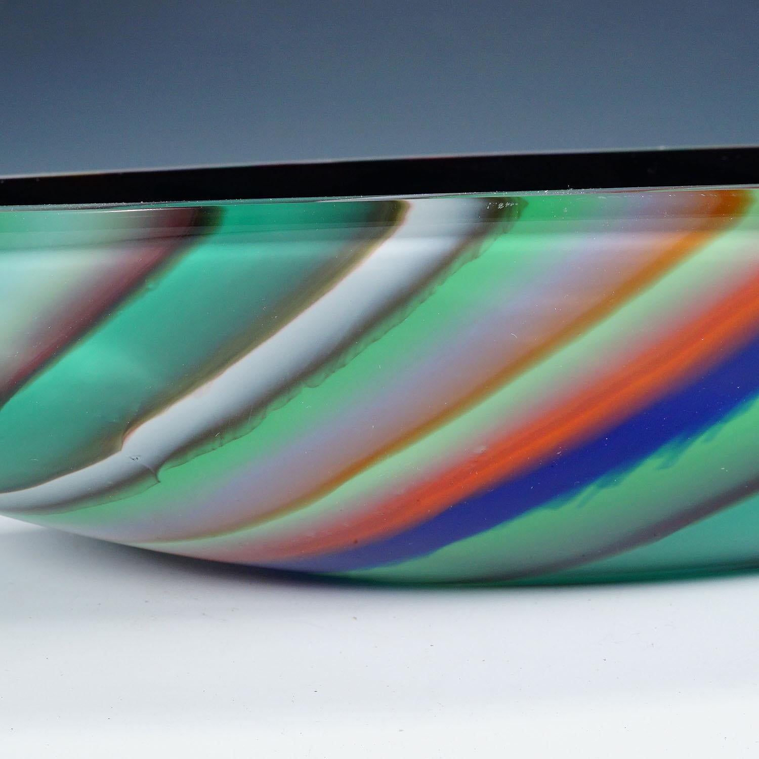 Centre de table en verre d'art de Seguso Vetri D'Arte, Murano en vente 4