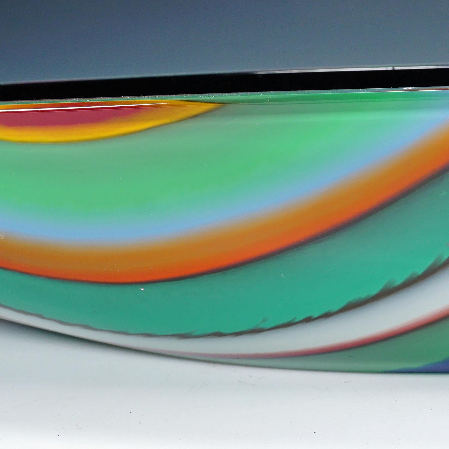 Centre de table en verre d'art de Seguso Vetri D'Arte, Murano en vente 5
