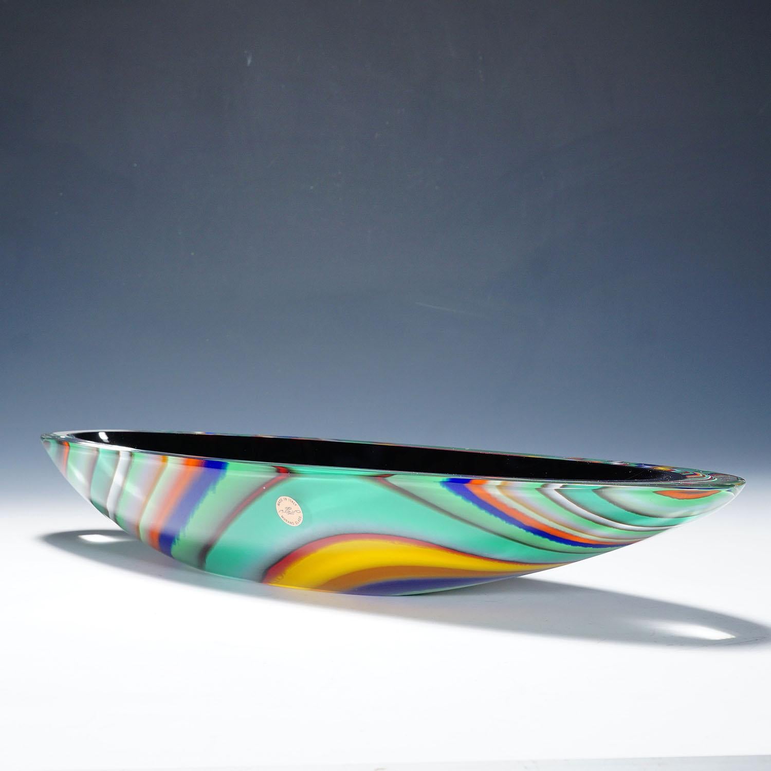 Mid-Century Modern Centre de table en verre d'art de Seguso Vetri D'Arte, Murano en vente