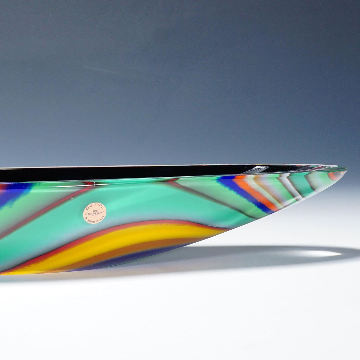 italien Centre de table en verre d'art de Seguso Vetri D'Arte, Murano en vente