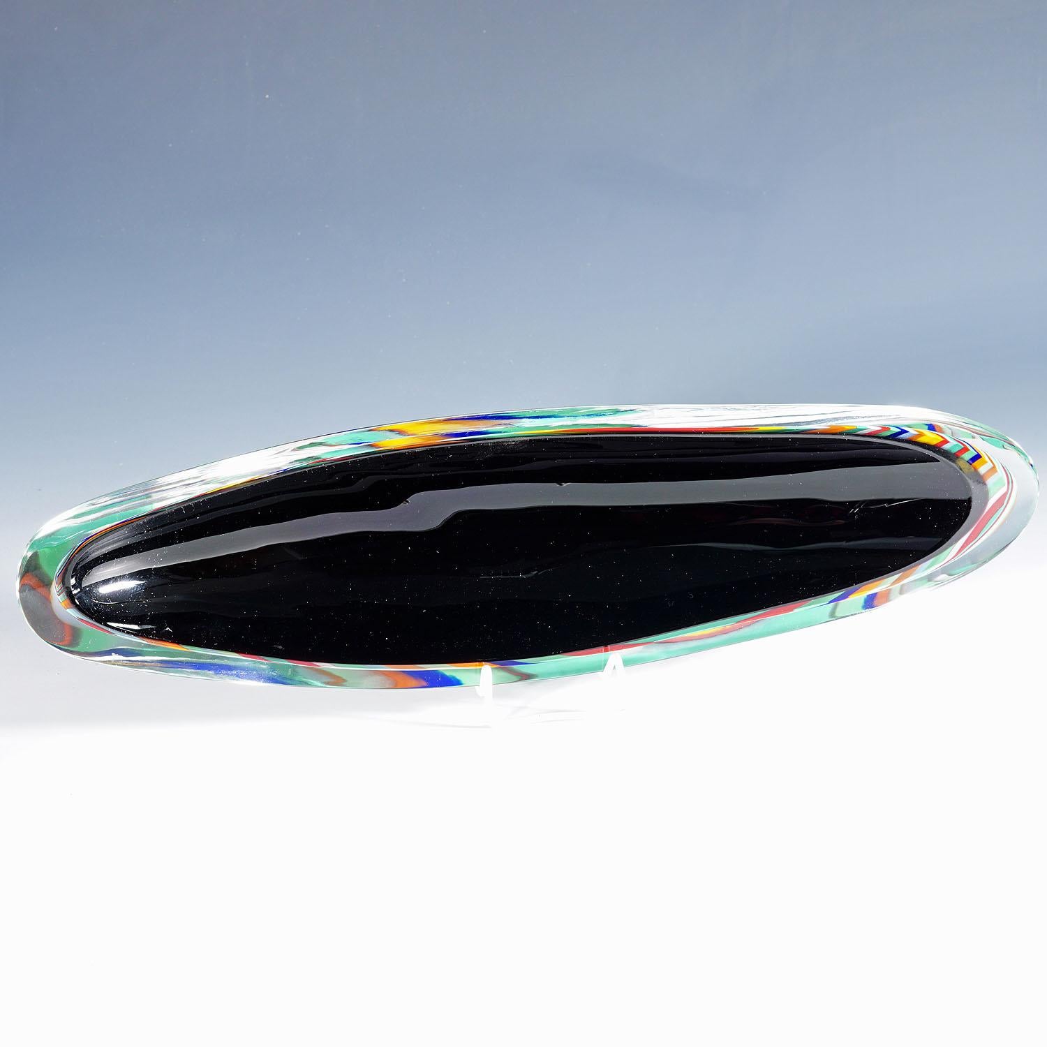 Centre de table en verre d'art de Seguso Vetri D'Arte, Murano en vente 2