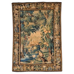 Grande arazzo AUBUSSON, fine del XVII secolo