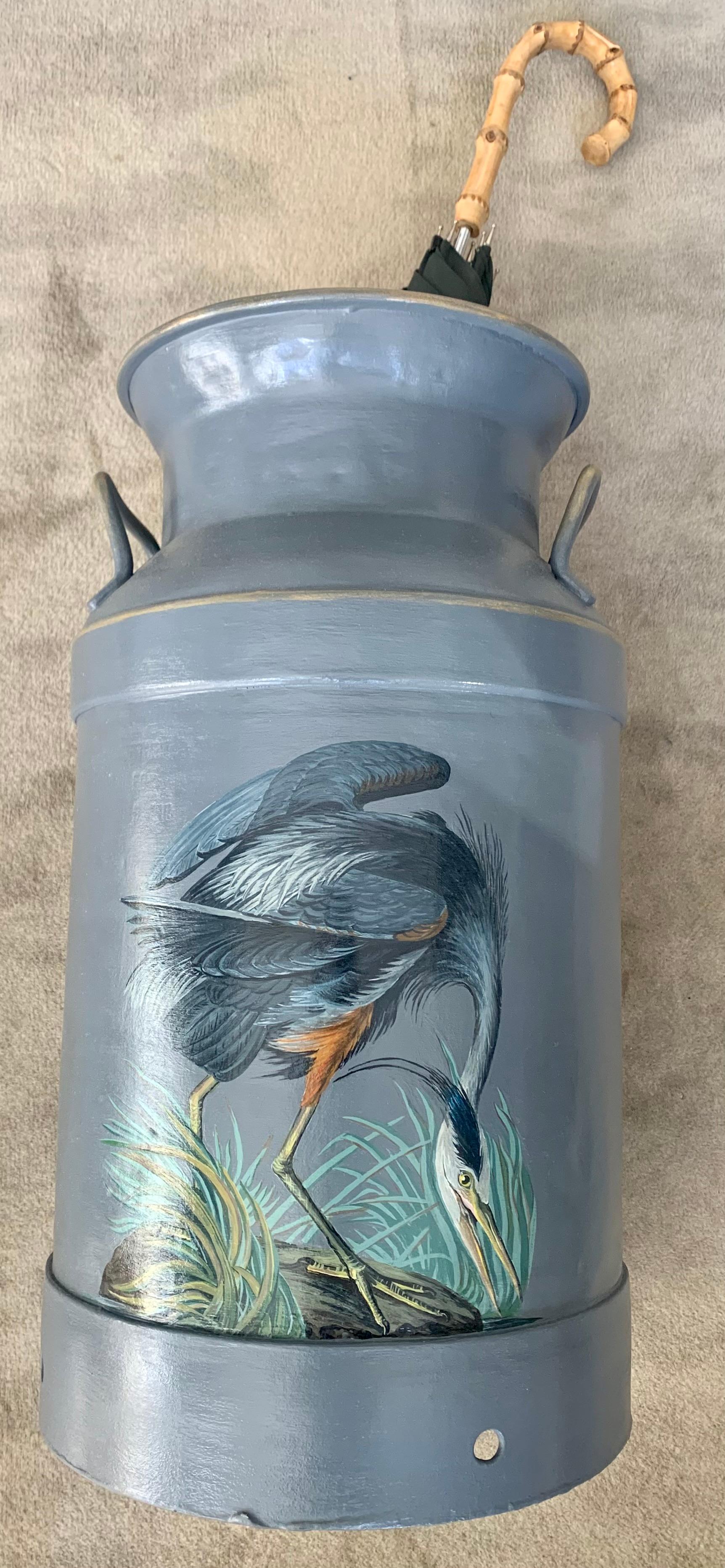American Great Blue Heron Umbrella Stand For Sale