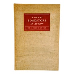 Vintage Great Bookstore in Action by Adolph Kroch, Signed First Edition