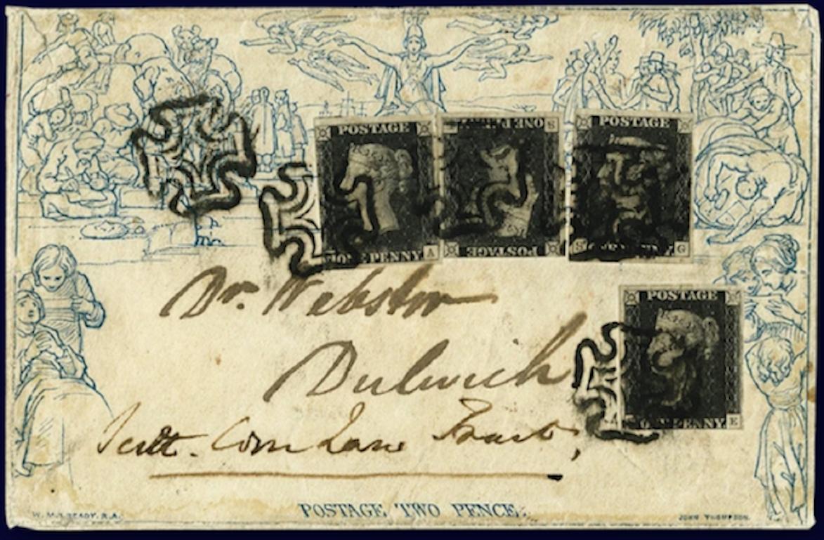 19th Century Great Britain's Rarest Stamps Collection