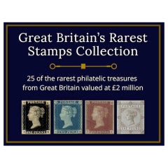 Sammlung der seltensten Briefmarken Großbritanniens