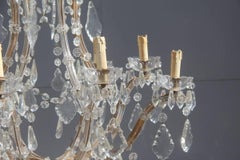 Great Chandelier Maria Theresa Design, 1950s
