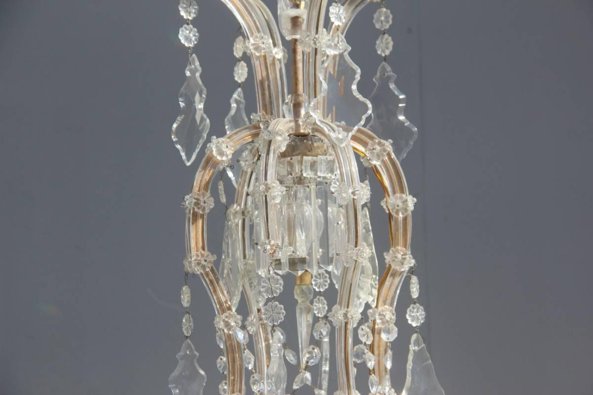 Mid-Century Modern Great Chandelier Maria Theresa Design, 1950s For Sale