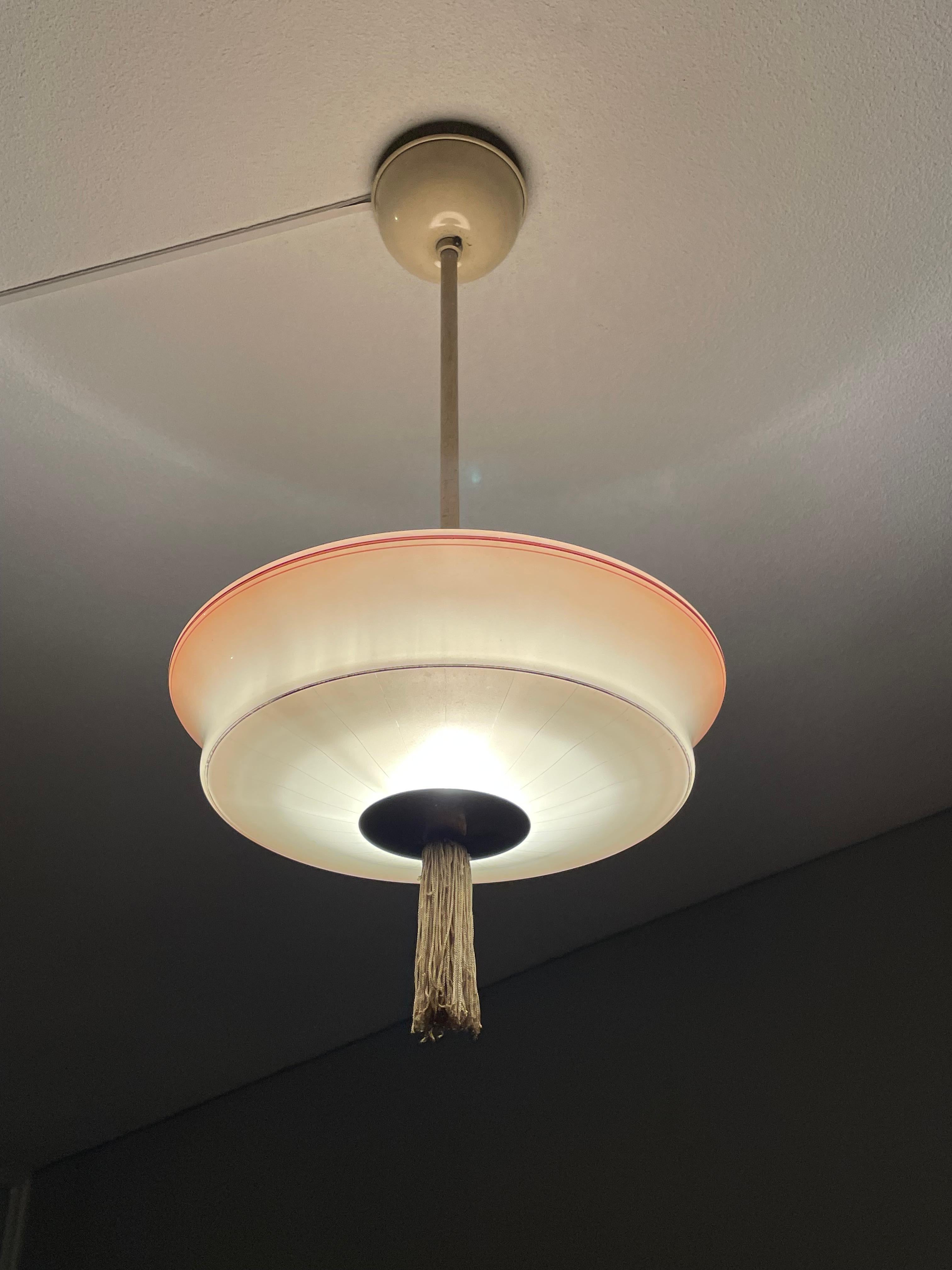 Great Design MidCentury Modern Glass and Brass Pendant Light Fixture — free download