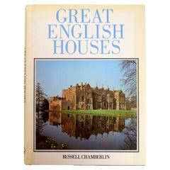 Great English Houses (Grandes maisons anglaises) de Russell Chamberlin, première édition