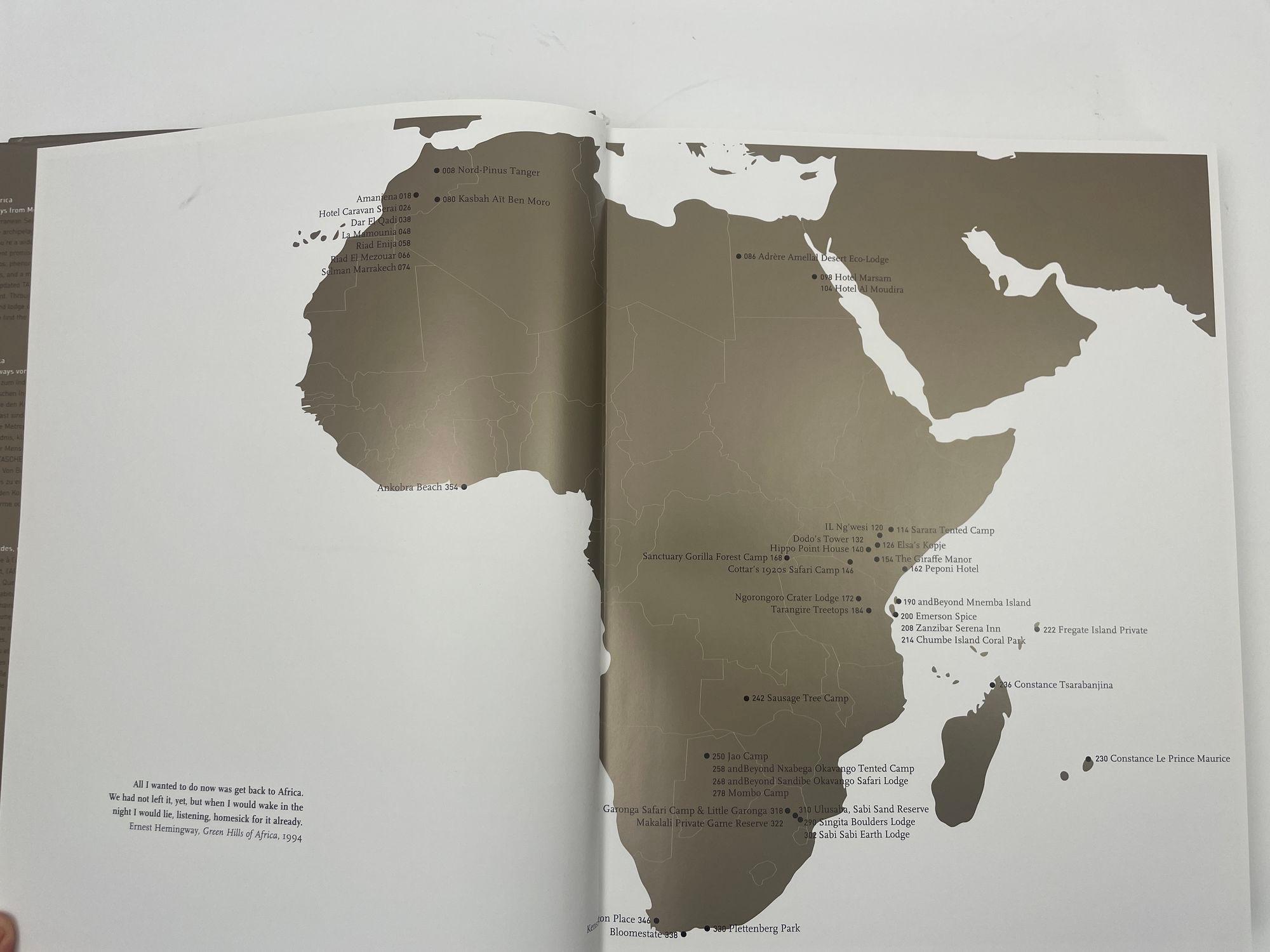 XXIe siècle et contemporain Great Escapes Africa, le livre des hôtels Taschen en vente