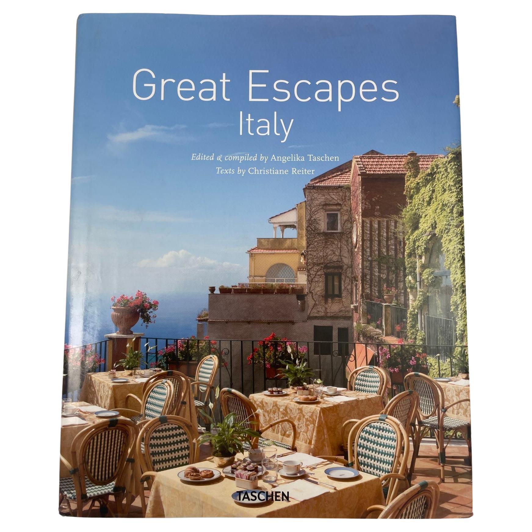Great Escapes: Italy Angelika Taschen and Christiane Reiter Hardcover Book For Sale