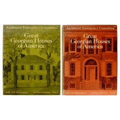 Great Georgian Houses of America (Grandes maisons géorgiennes d'Amérique), volumes 1 et 2