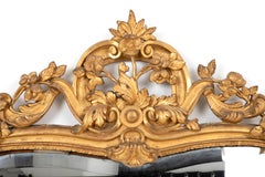Great Glazing Bead Mirror in Carved and Giltwood, Louis XV Period