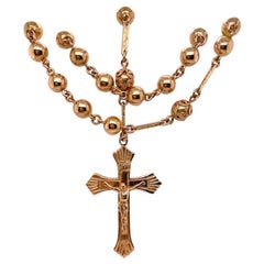 Vintage Great Gold Rosary