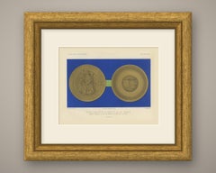 Great Gold Seal of Louis the Twelfth of France, Antique Print, 1851