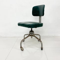 1960 Steelcase Task Office Chair Green Naugahyde Grand Rapids