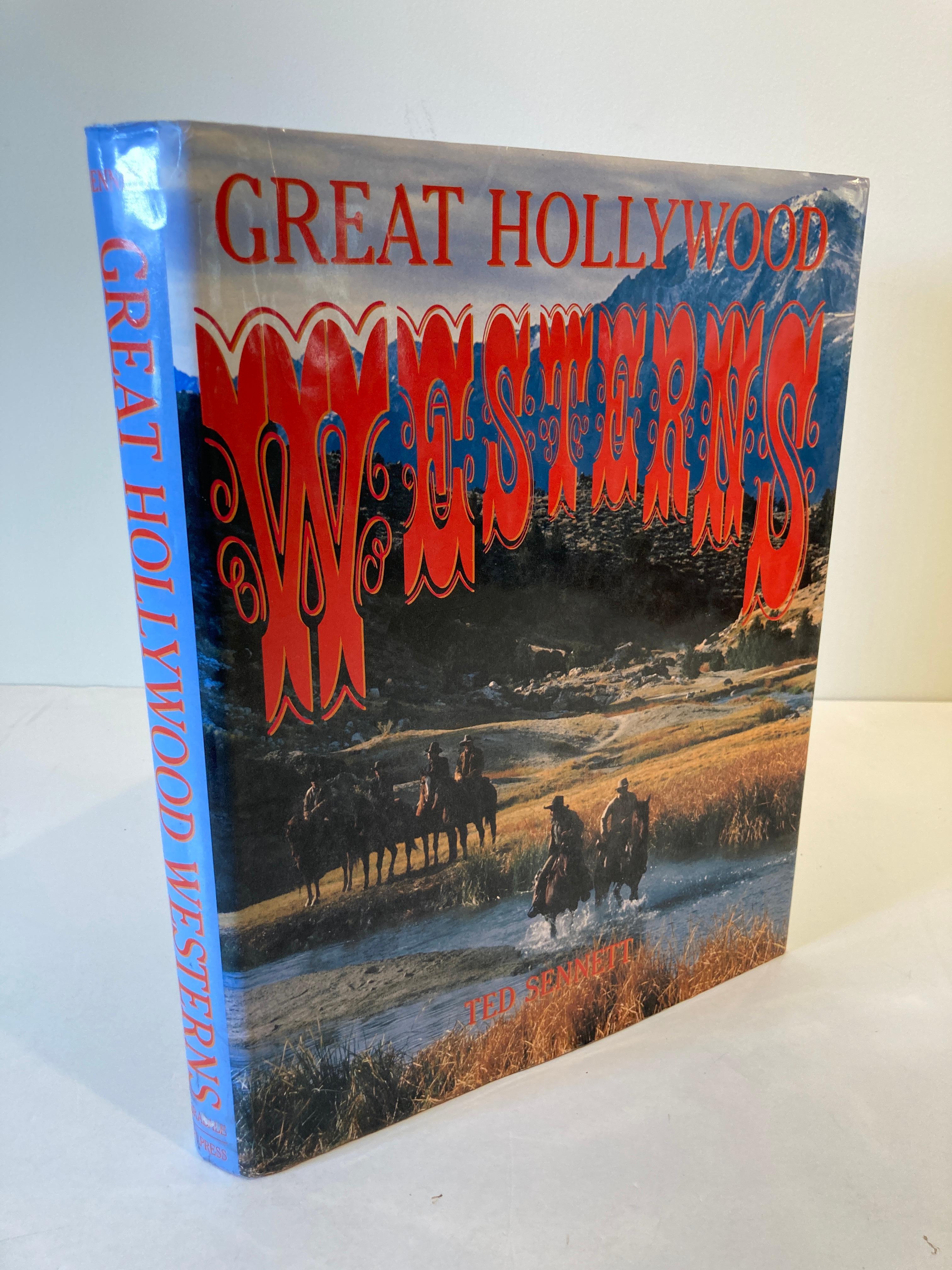 Folk Art Great Hollywood Westerns Hardcover Book by Ted Sennett