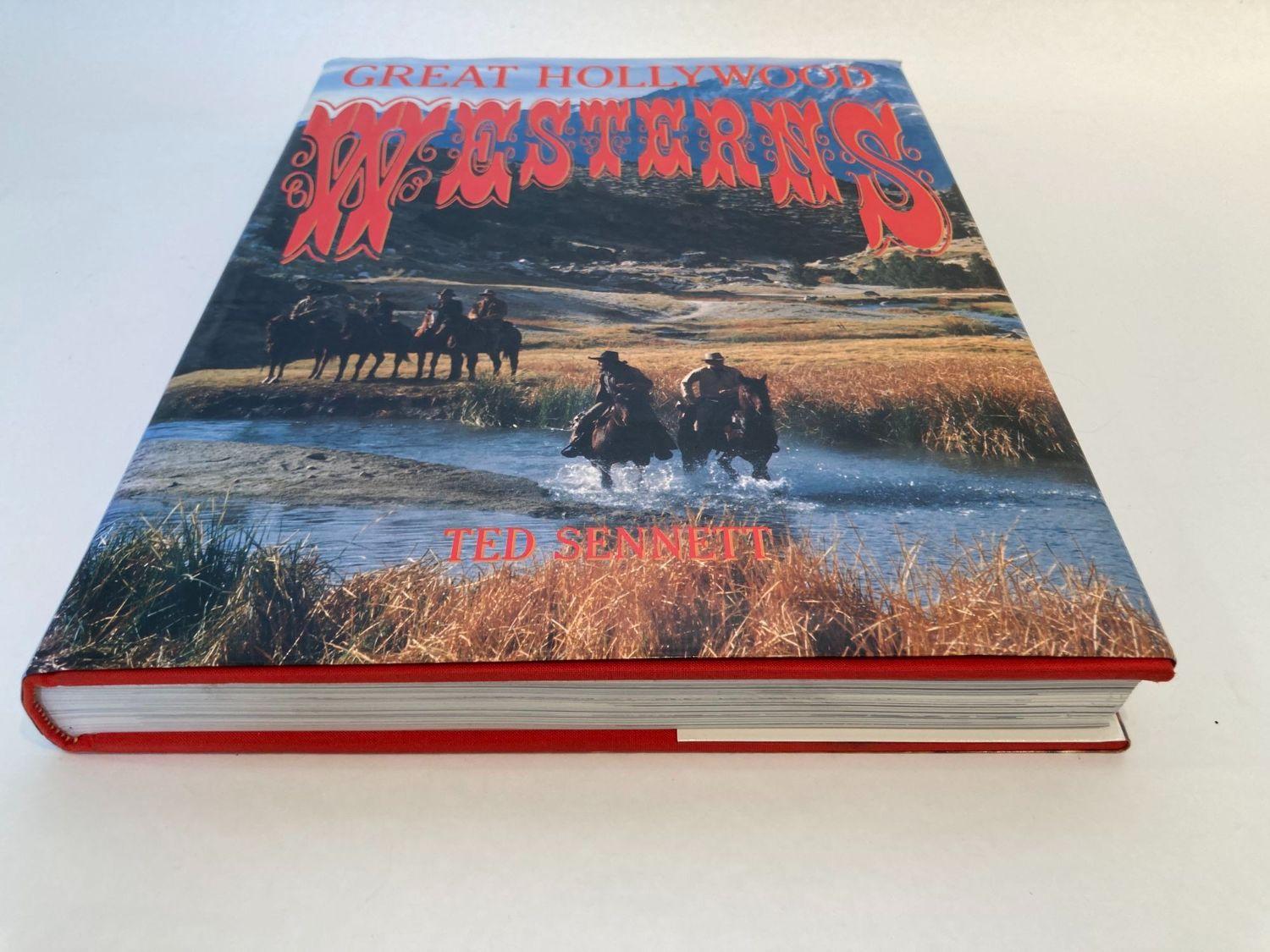 Hollywood Regency Great Hollywood Westerns Hardcover Book by Ted Sennett