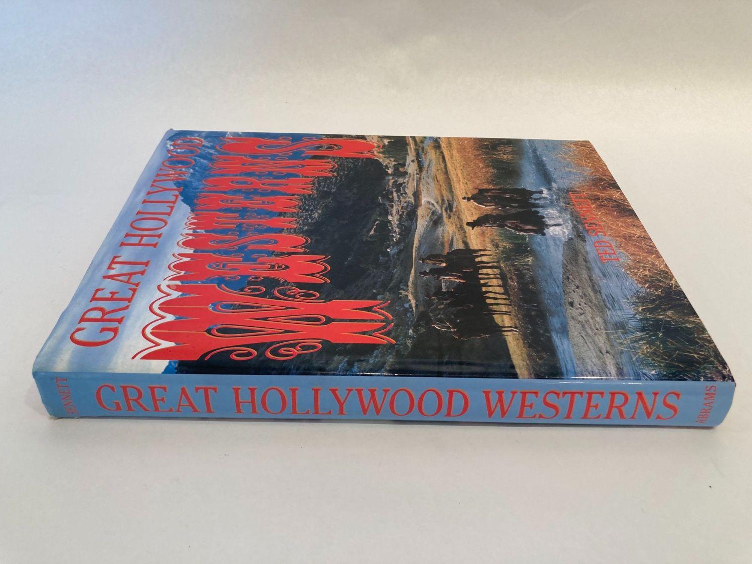 American Great Hollywood Westerns Hardcover Book by Ted Sennett