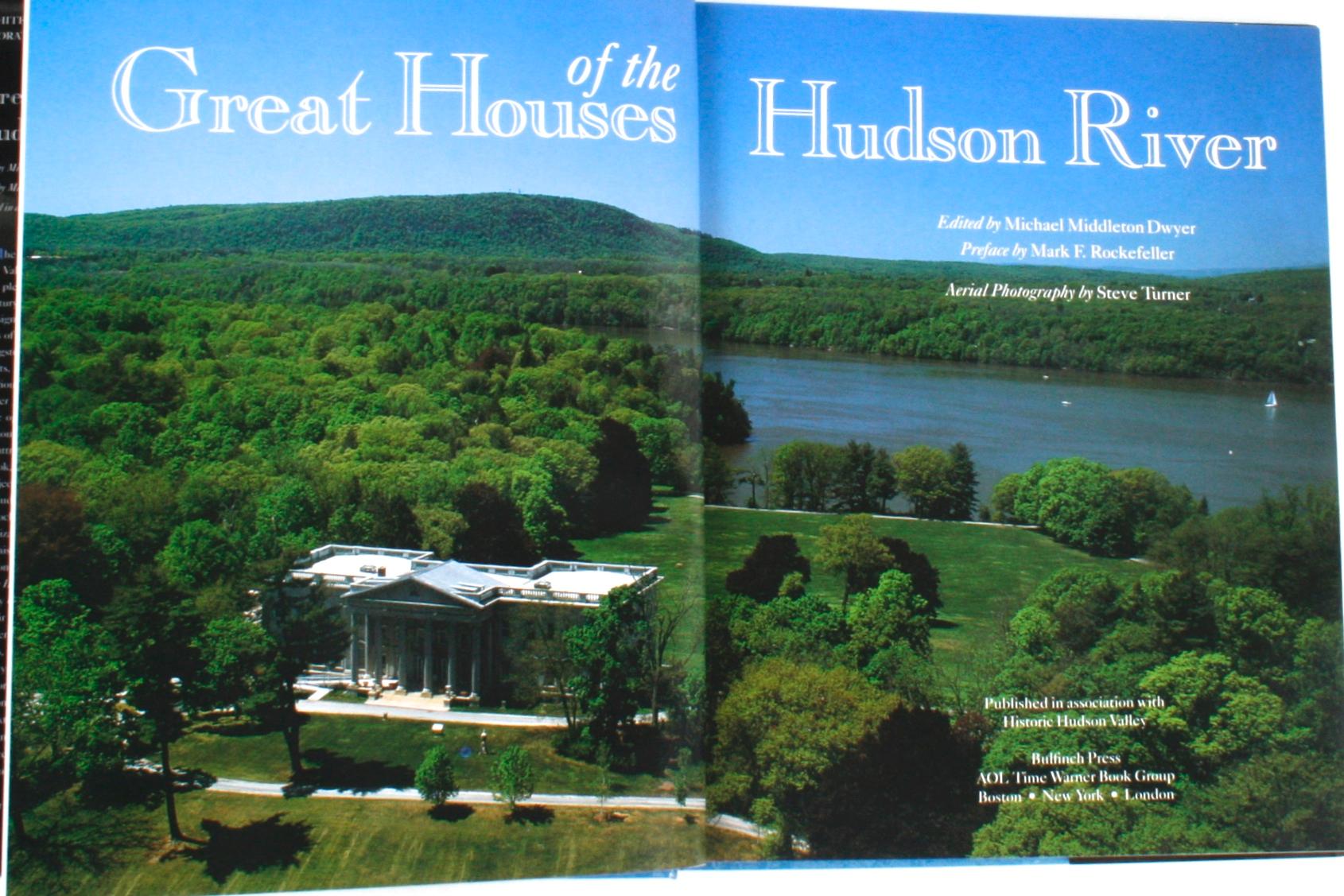 Great Houses of the Hudson River. Boston: Bulfinch Press, 2003. Stated first edition 2nd printing hardcover with dust jacket. 208 pp. A beautiful coffee table book on the great estates of the Hudson River Valley. It includes fine examples of