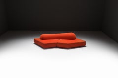 Großartiges italienisches On The Rocks-Modulsofa in Orange von Francesco Binfaré für EDRA