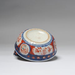 Great Japanese Imari Box Peony Flowers Butterfly Flowers, 19th Century