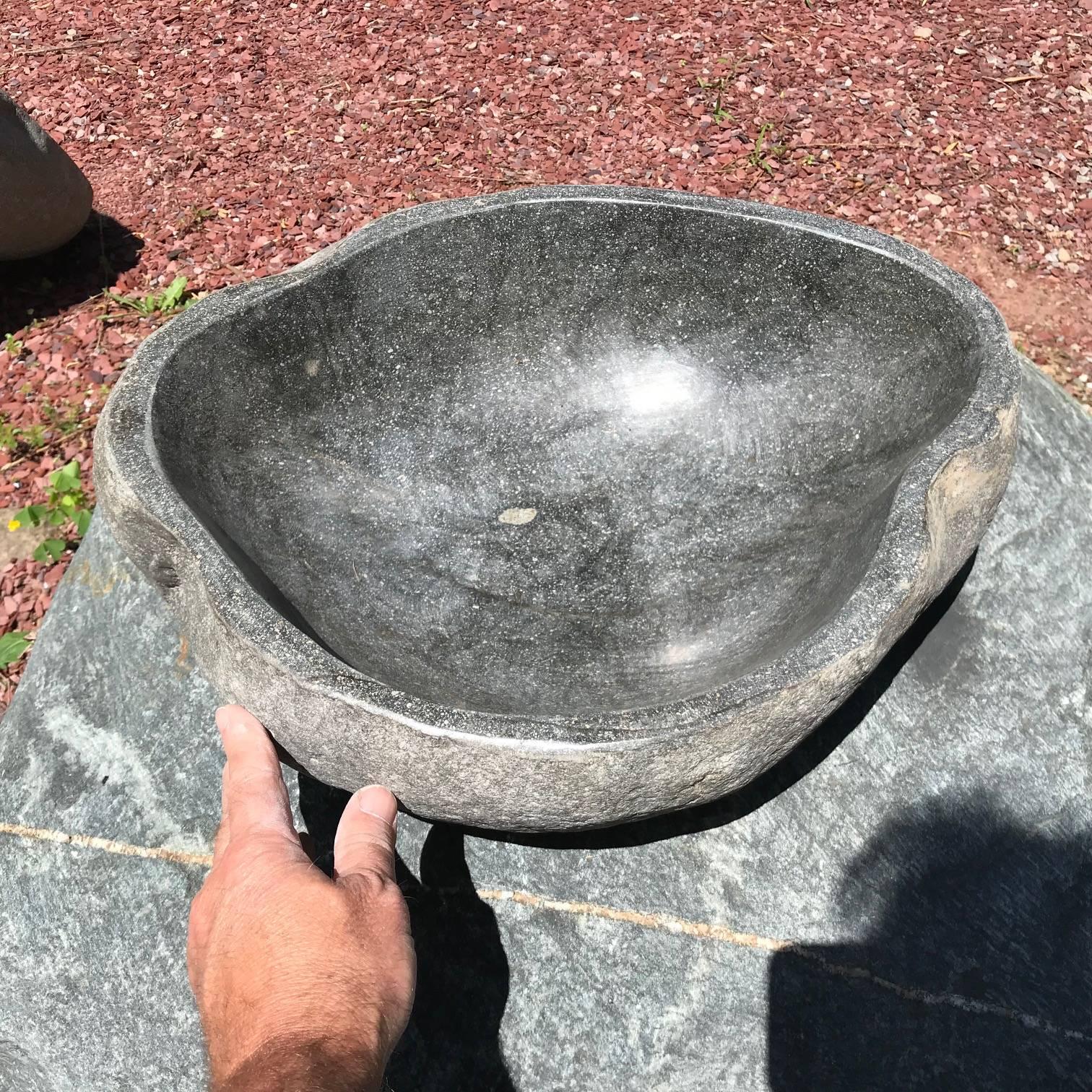 large stone bowl