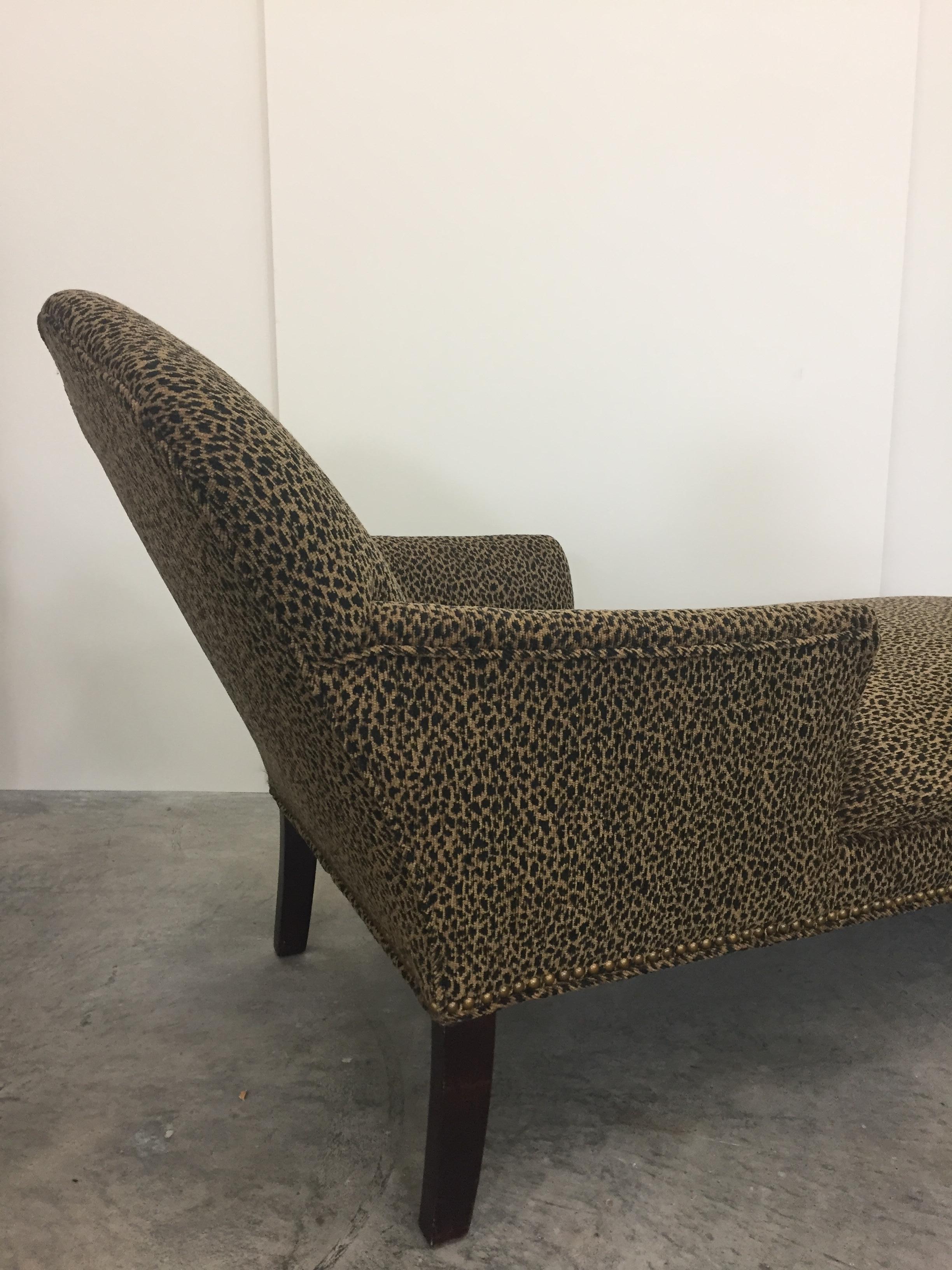 leopard chaise lounge