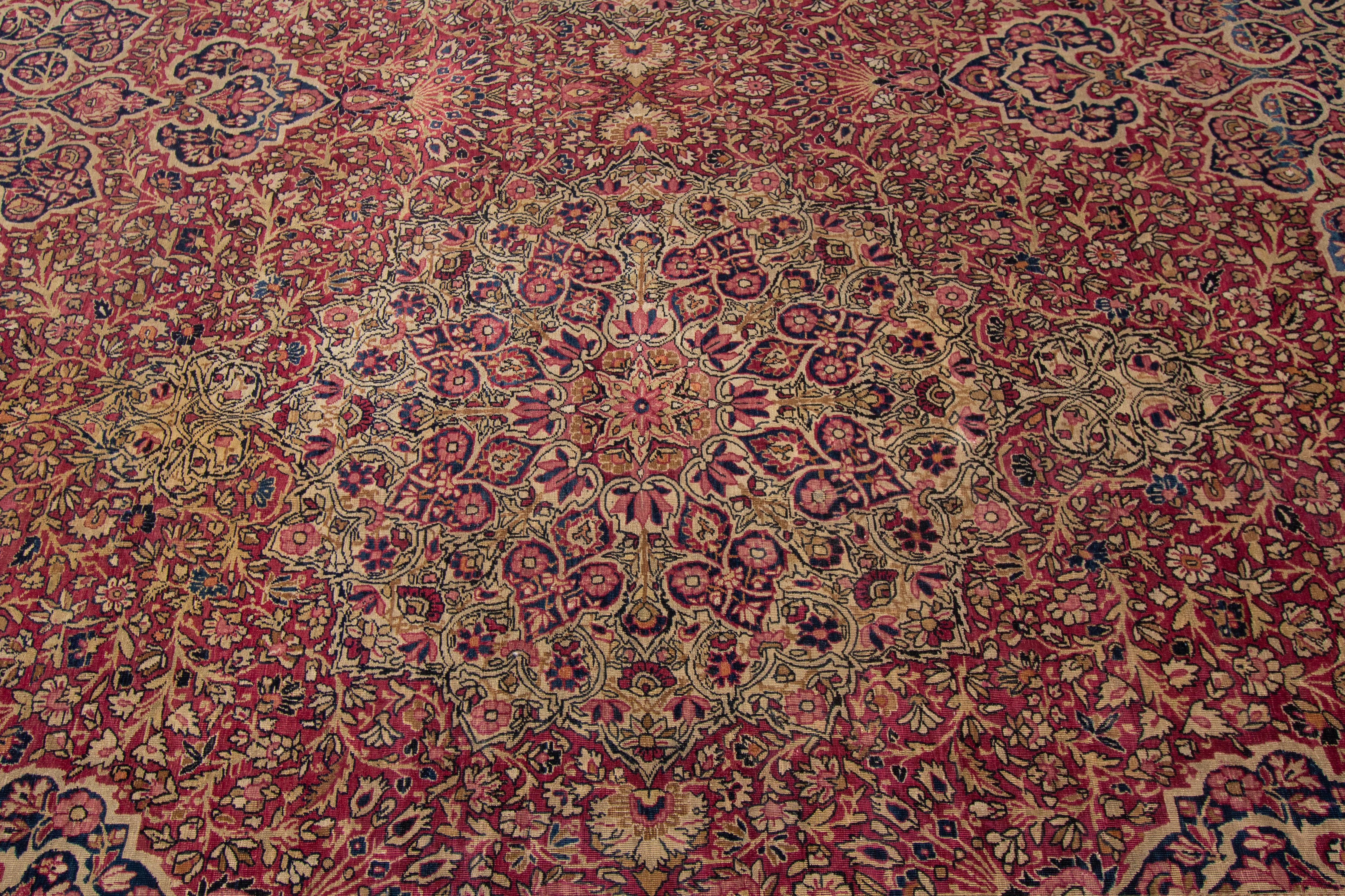 Great Looking Persian 19th Century Antique Kerman Rug For Sale 2